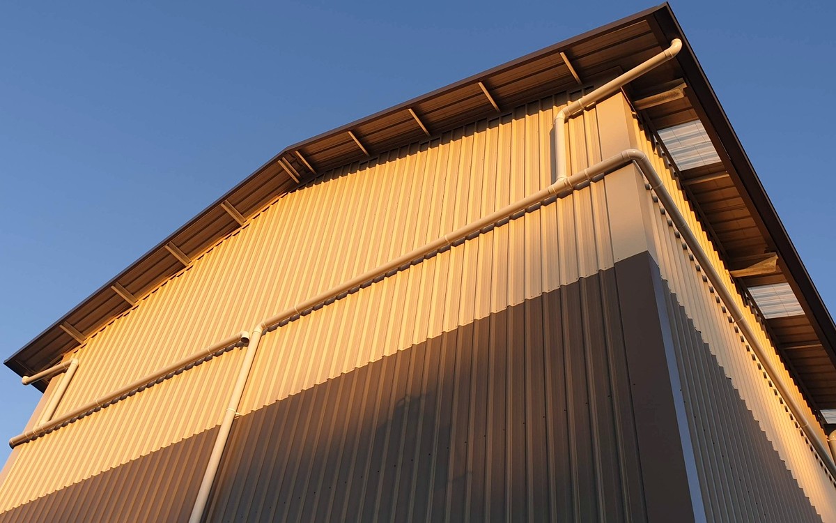Industrial wall cladding project